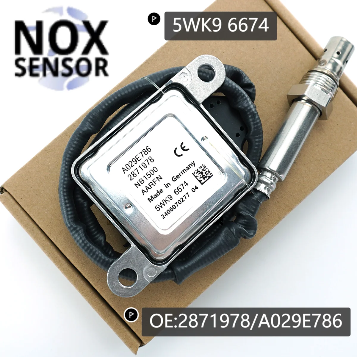 

5WK96674 2871978 Nitrogen Oxide Oxygen Sensor For Cummins SCR Emission System