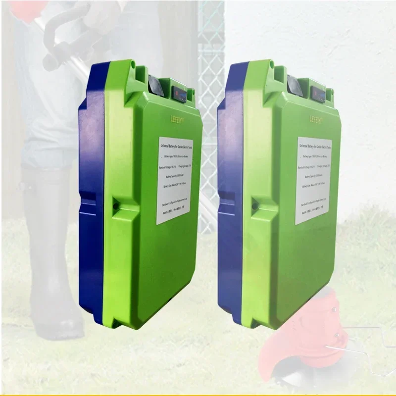 18650 리튬 배터리 팩 18V~21V 50000mAH는 Makita/worx/Dayi 전기 잔디 깎는 기계, 울타리 기계, 차 따는 기계 등에 적용 가능합니다.