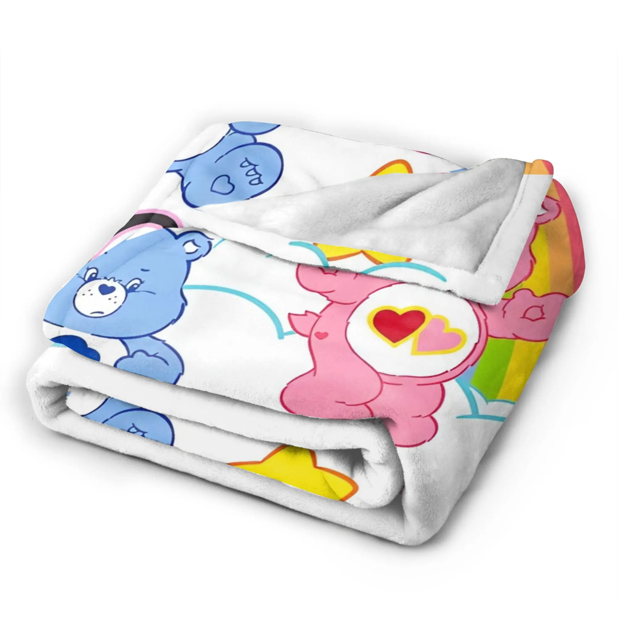 Care Bears Careful I'm Grumpy Coperta Decorazione in flanella Coperta calda multifunzione per biancheria da letto per auto domestica