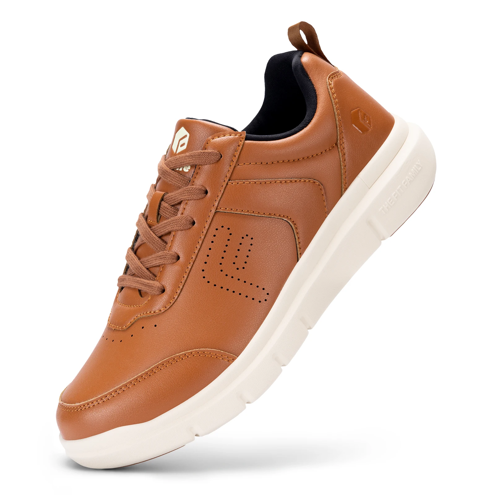 FitVille Herren-Freizeitschuhe aus Leder, breite Wanderschuhe, leicht, für geschwollene Füße, lindert Fußschmerzen – Detail 18