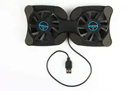Foldable USB Laptop Cooling Pads With Double Fans Mini Octopus Notebook Cooler Cooling Pad For 7-15 Inch Notebook Laptop