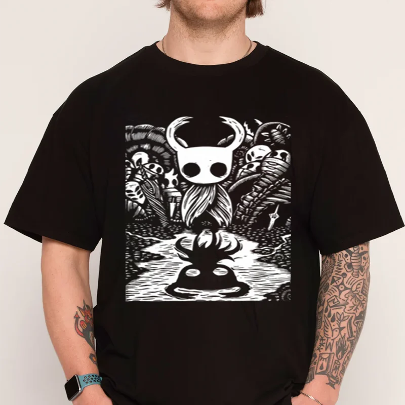 

Мужская футболка с рисунком Dark Knight - ретро игровая полая мужская хлопковая футболка с художественным принтом, повседневная футболка с короткими рукавами