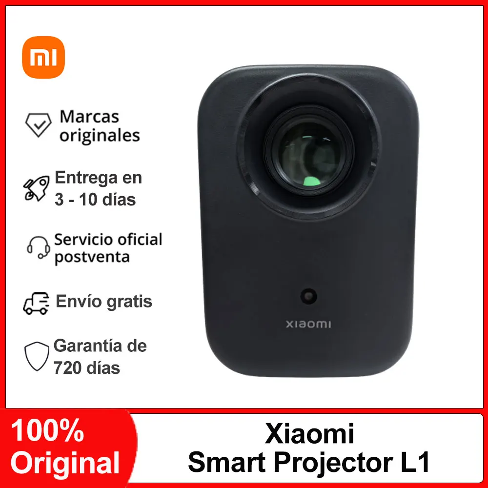 Xiaomi Smart Projector L1, 200 ANSI Android TV OS 1080p Resolution, Auto Focus Auto Keystone Correction, Google Assistant BT5.0