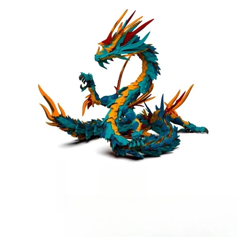 

In Stock Azure Dragon Chinese Dragon Classic of Mountains and Seas Original Chinese Assembly Model Action Figure Ornament Gift