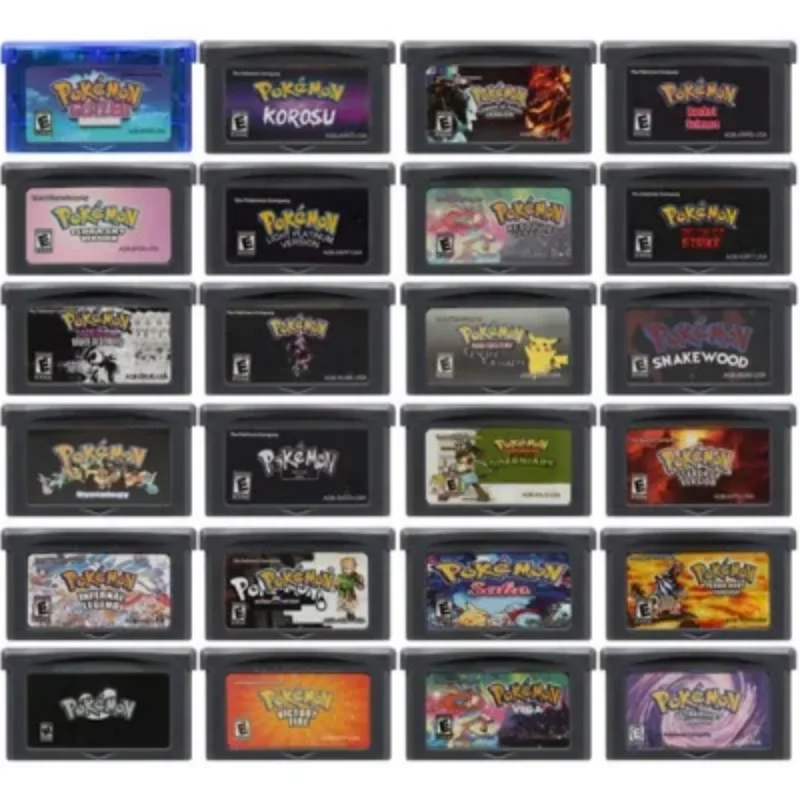 GBA game cartridge,video game console card,Pokemon series,ultraviolet,icing,Flora Sky Korosu Victory Fire for GBA/ND