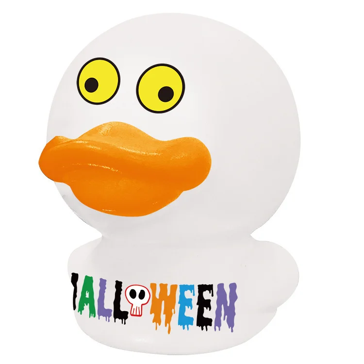 12pcs Halloween Baby Bath Toys Cute Rubber Duck Dress Up Wacky Duck Beach Pool Water Park Water Floating Duck Children Toy Gifts