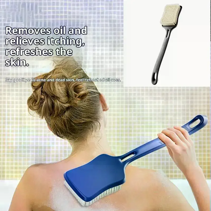 

Long Handle Bath Brush Scrubbing Tool Soft Bristle Body Wa Bru For Men Home Use For Women,Men,Elderly