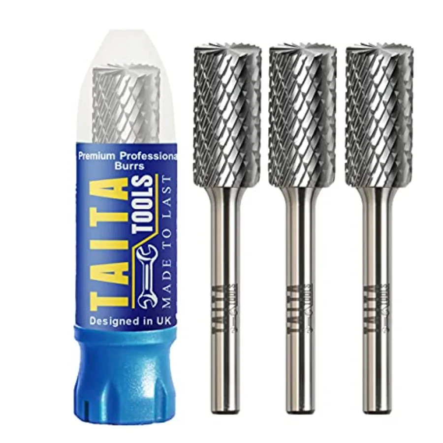 

Твердосплавные фрезы (боры) с хвостовиком 1/4 дюйма, SB-5, вольфрамовые, двойной резьбы, для роторных шлифовальных машин - режущие фрезы для Milwaukee, Dewalt и Makita