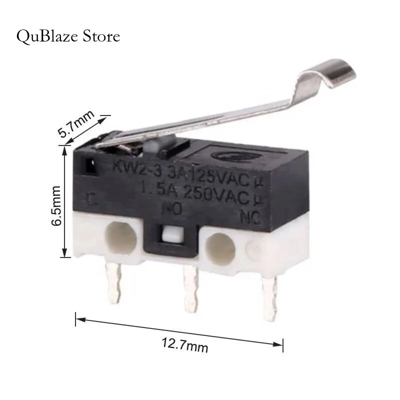 5Sets 16A 250V Mini 40T85 Waterproof Micro Switch