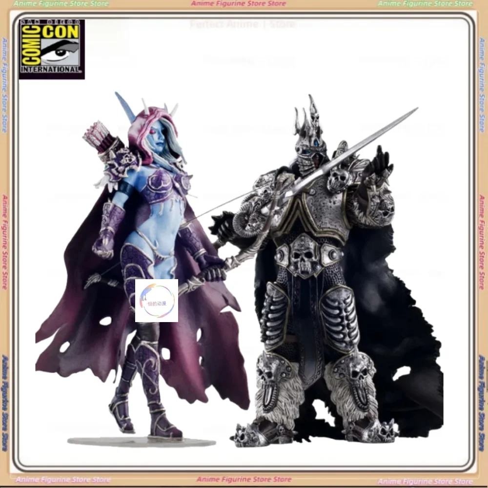 

WOW Fall of The Lich King Arthas Sylvanas Windrunner Sylvan Archery Queen World Of Warcraft Dota Menethil Action Figure Toys