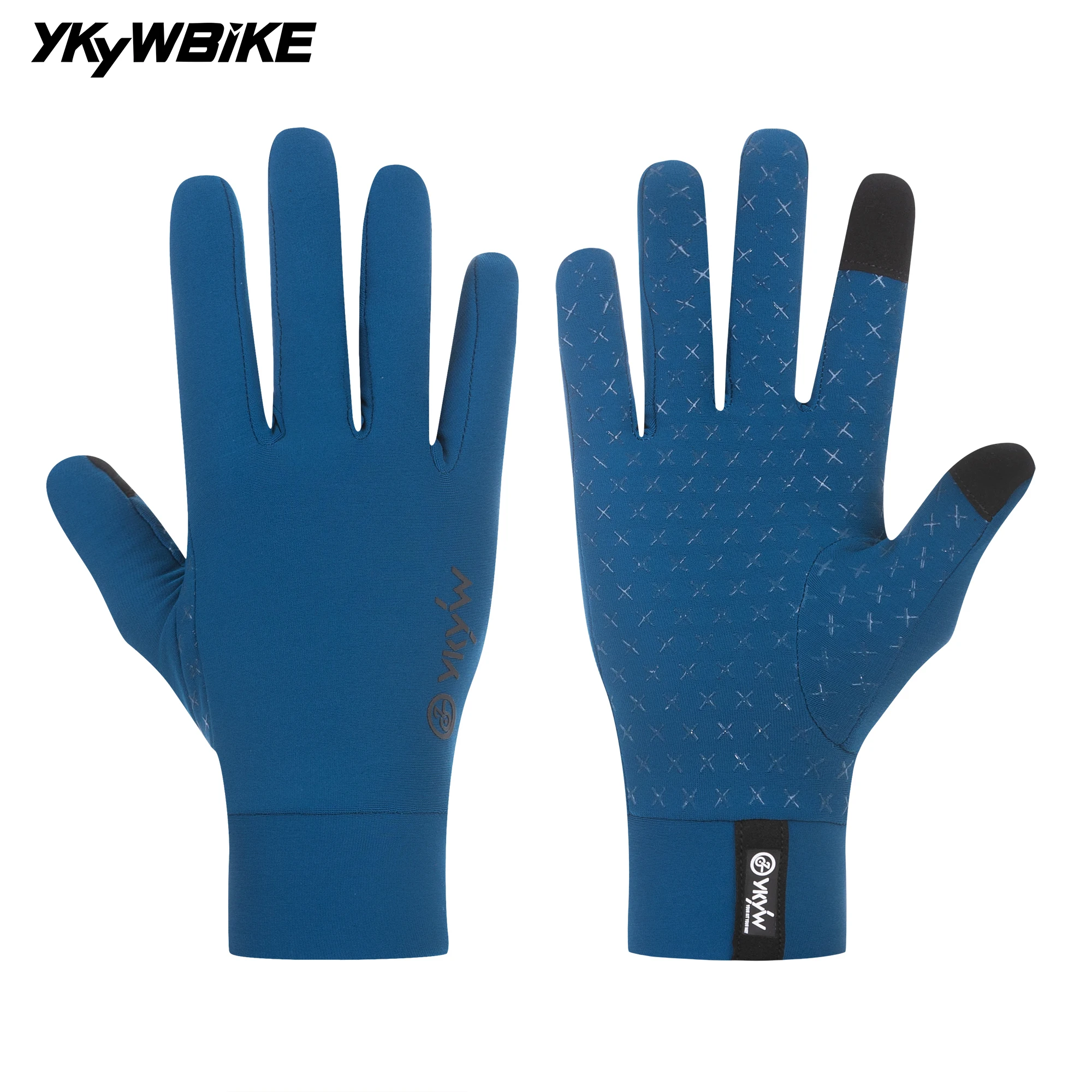 AliExpress YKYWBIKE YKYW Touch Screen Full Finger Cycling Gloves Anti-slip Bicycle Gloves Winter Warmth Shock-Absorbing Road Bike Sport Gloves