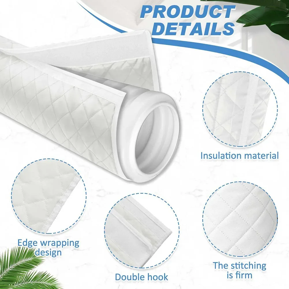 Air Conditioner Hose Cover Inch Long Made from Materials to Block Light and Heat Enhancing Cooling System Efficiency