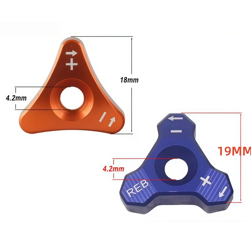 Motorcycle 48mm Front Shock Absorber Fork Knob Adjuster Bolt For KTM Husqvarna SX SXF EXC XCW 125 150 250 350 450 525 530 690