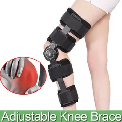 Hinged Knee Brace Immobilizer Orthosis Stabilizer for ACL MCL PCL Injury, Medical Orthopedic Support Stabilizer After Surgery