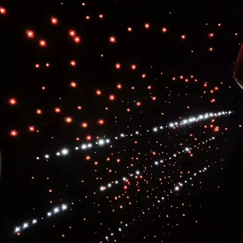 الغلاف الجوي الداخلي الألياف الضوئية LED سيارة المحيطة مصباح Led سقف السيارة الخفيفة RGB #6