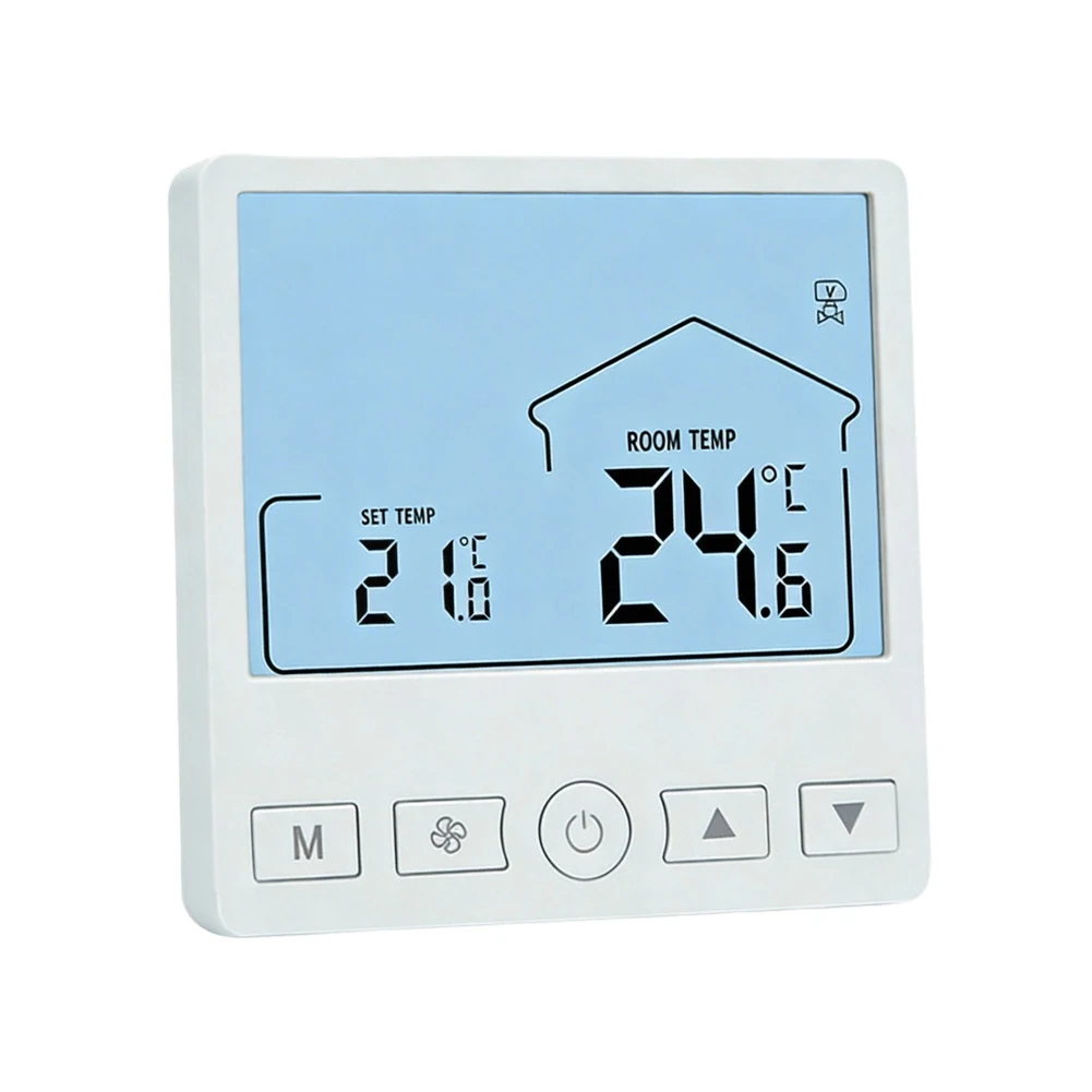 Thermostat Designed for Simultaneous Control of Electric Floor Heating and Hydronic Floor Heating in For Home Environments