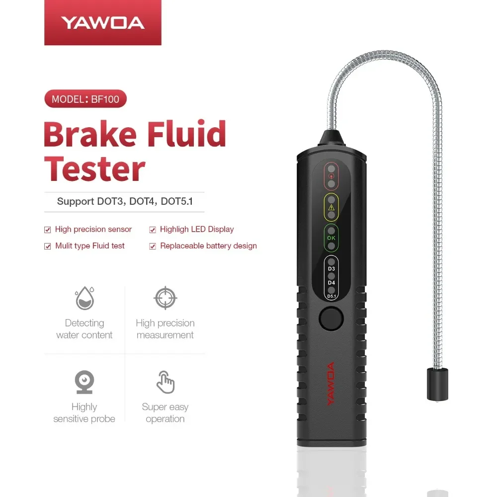 BF 200 Brake Fluid Tester Car Brake Fluid Digital Tester BF200 Suitable for Determining Brake Fluid bf 100 direct Sell