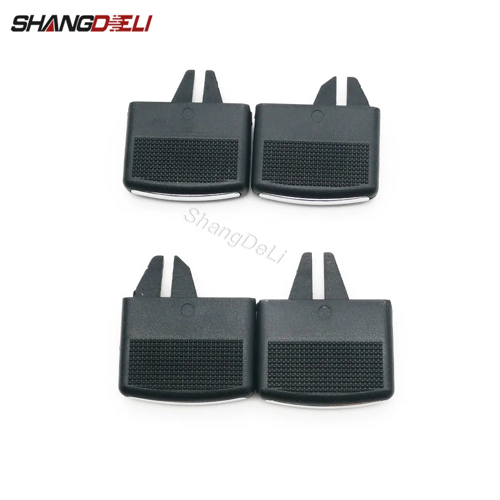 4pcs/set Car Dashboard AC Air Vent Grill Pick Clip Trim Control Clip Assembly Fit for Audi A4 B6 B7 2002-2008