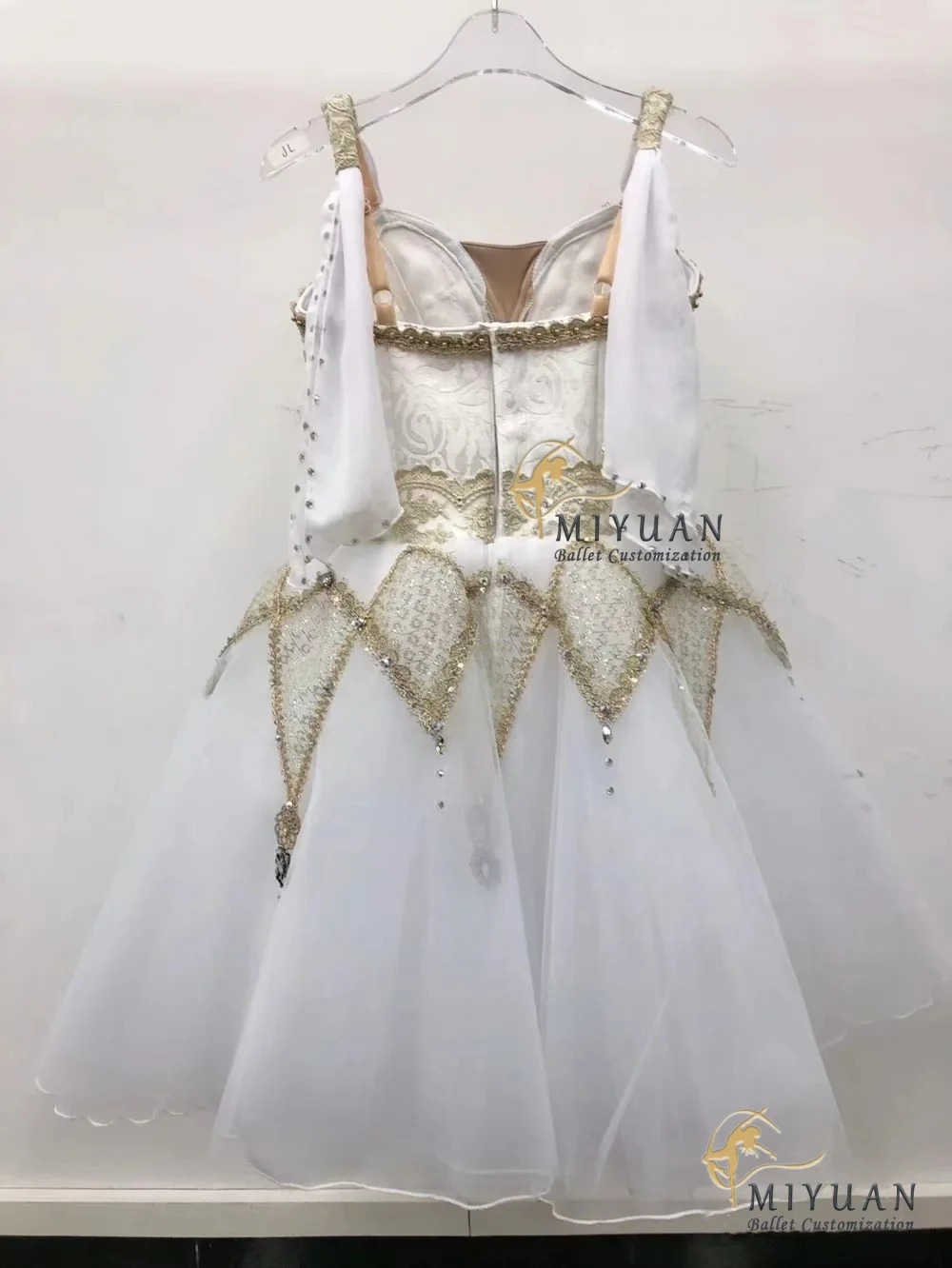 2024 new Professionally tailored children's ballet dress Swan Lake scene variation solo dance competition dress