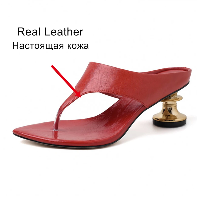 Women's Real Leather High Heel Sandals for Party & Casual