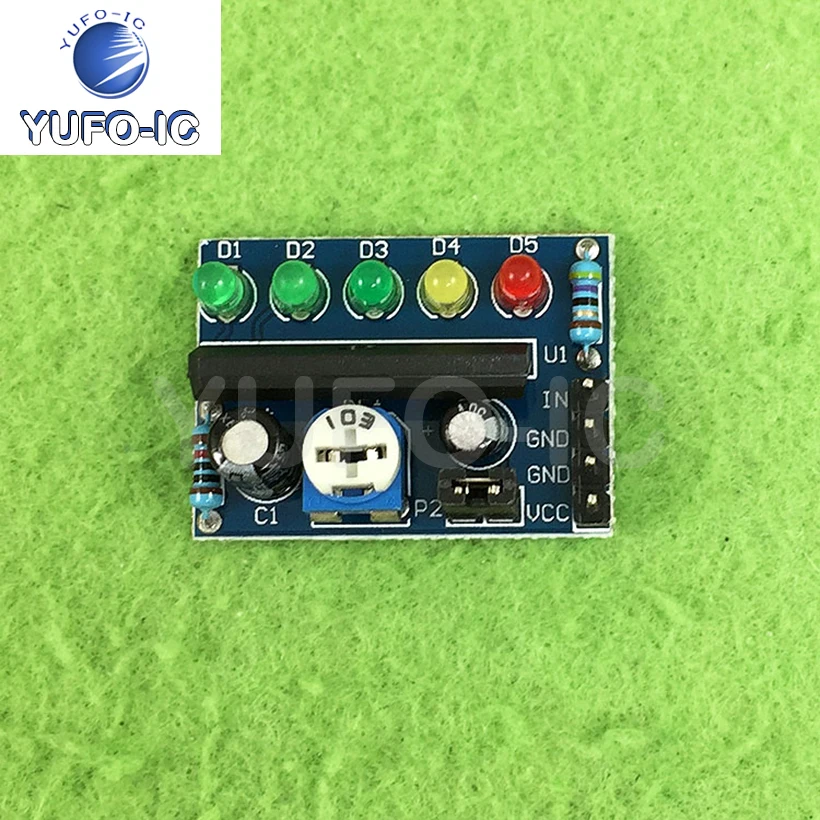 Free Ship 1PCS KA2284 Level Indication Module Audio Level Indicator Battery Indicator Level Amplitude Adjustable