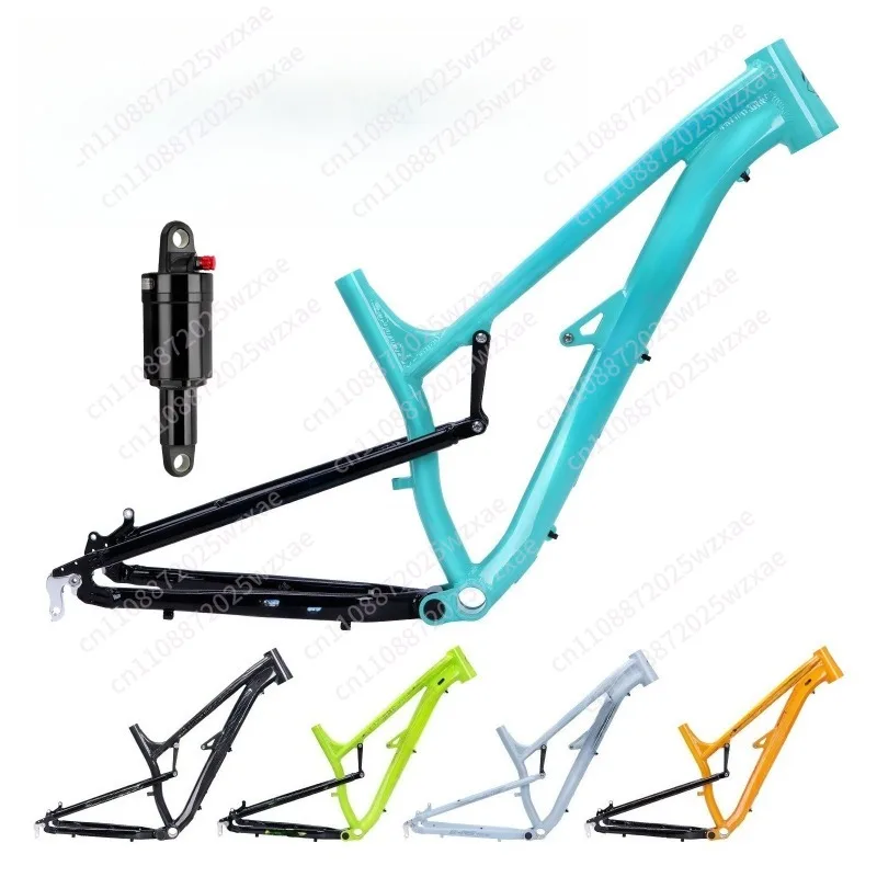 Mountain bike soft tail frame 27.5 inch disc brake aluminum alloy frame quick dismantling
