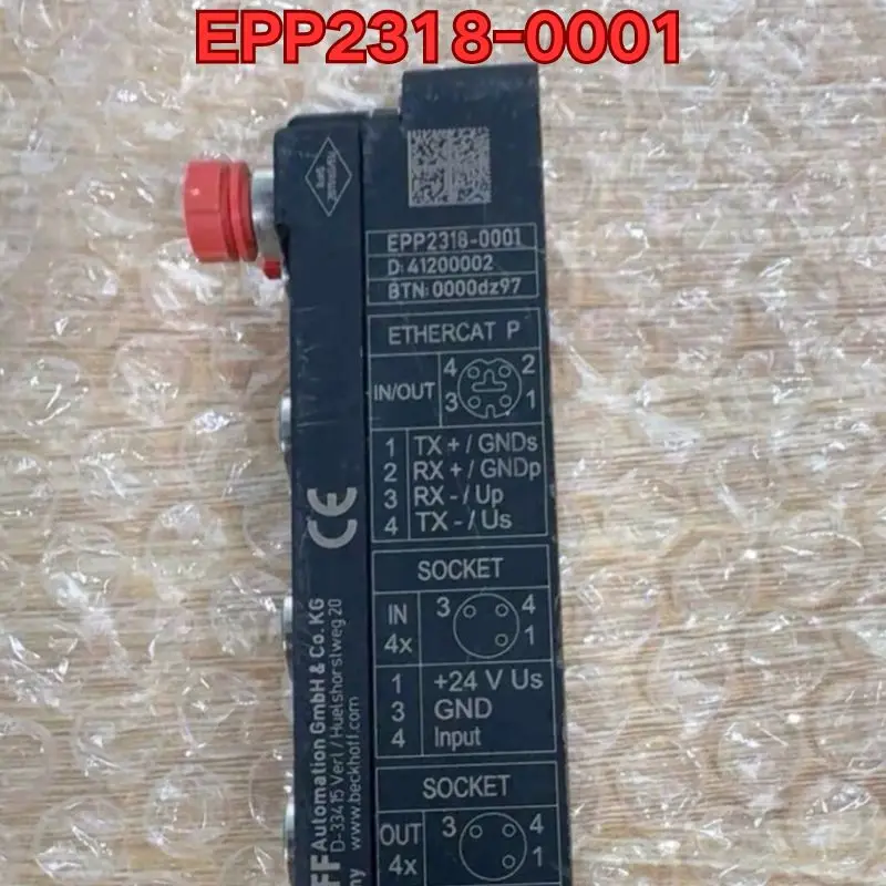 

Second-hand PLC module EPP2318-0001 function test is normal