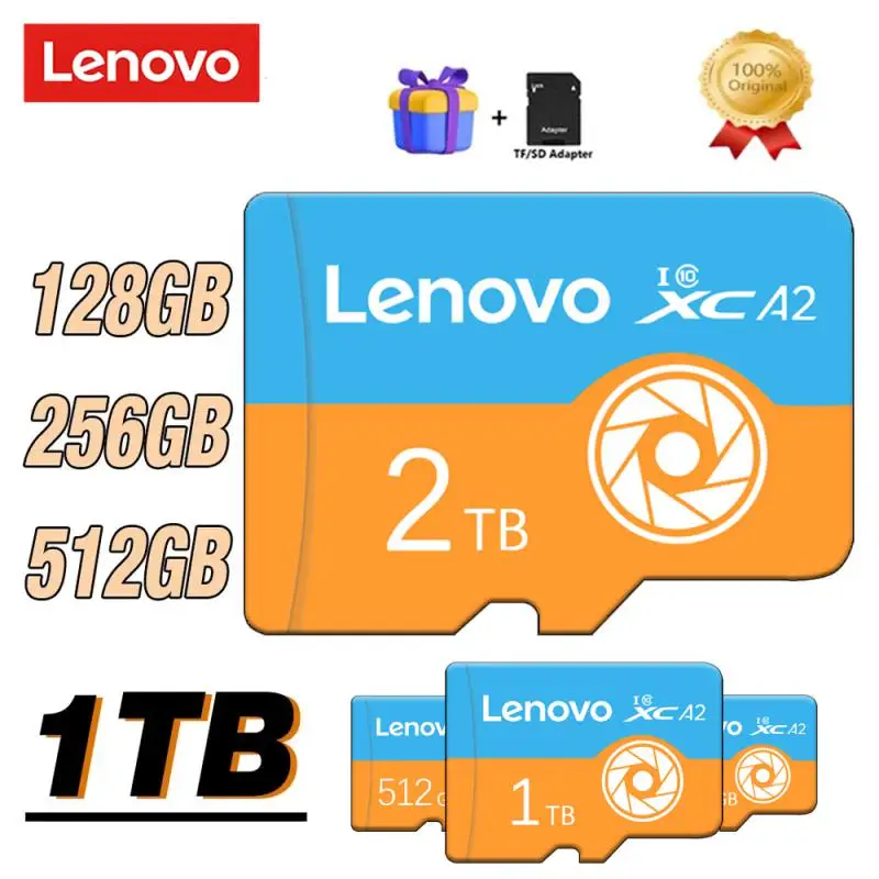 Lenovo 512GB 1TB Speicher karte 64GB 128GB 256GB Hochgeschwindigkeits-Flash-SD-Karte 64 32 16GB Micro-TF-SD-Flash-Speicher karte