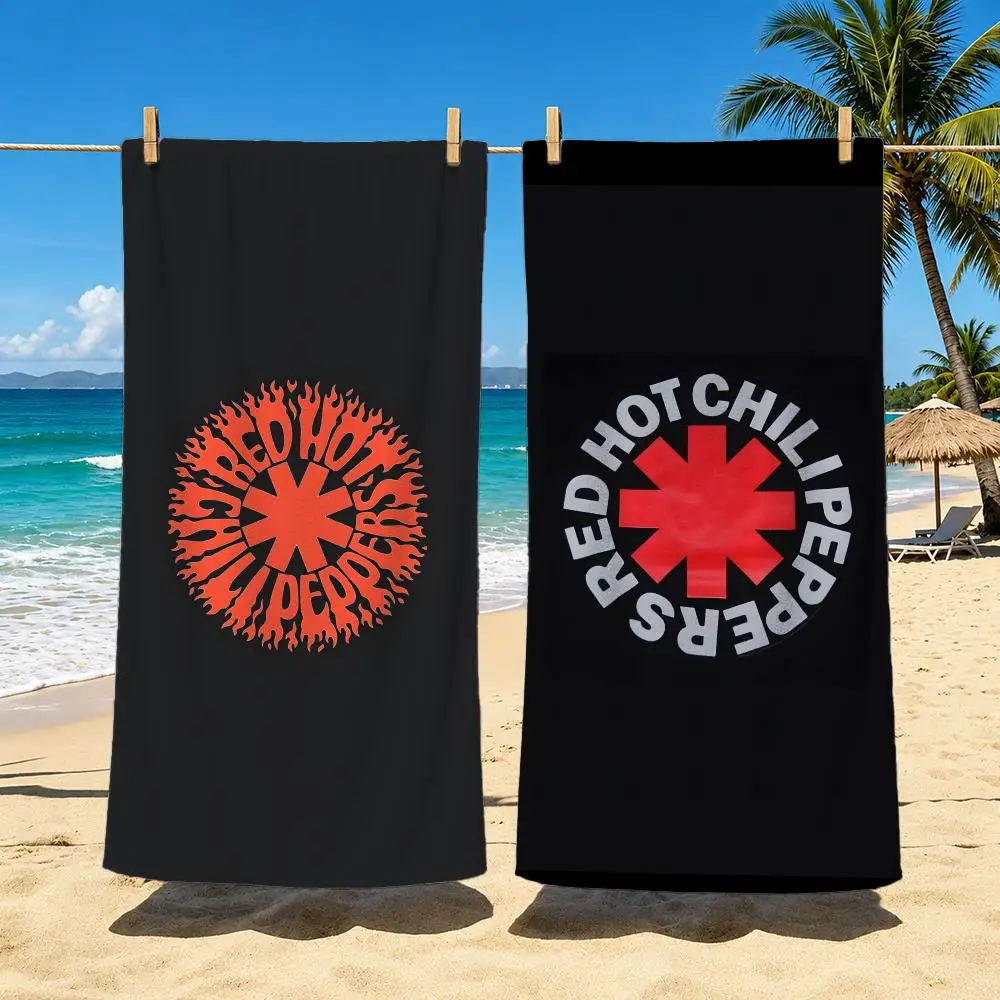 Band Red Hot Chili Peppers Towel Polyester Beach Towel Quick Dry Sand Free Bath Towel for Summer Pool Travel Vacation