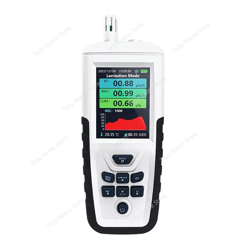 

Ionizing Nuclear Radiation Contamination Tester, Radioactive Radiation Dose Alarm Geiger Tube Detector