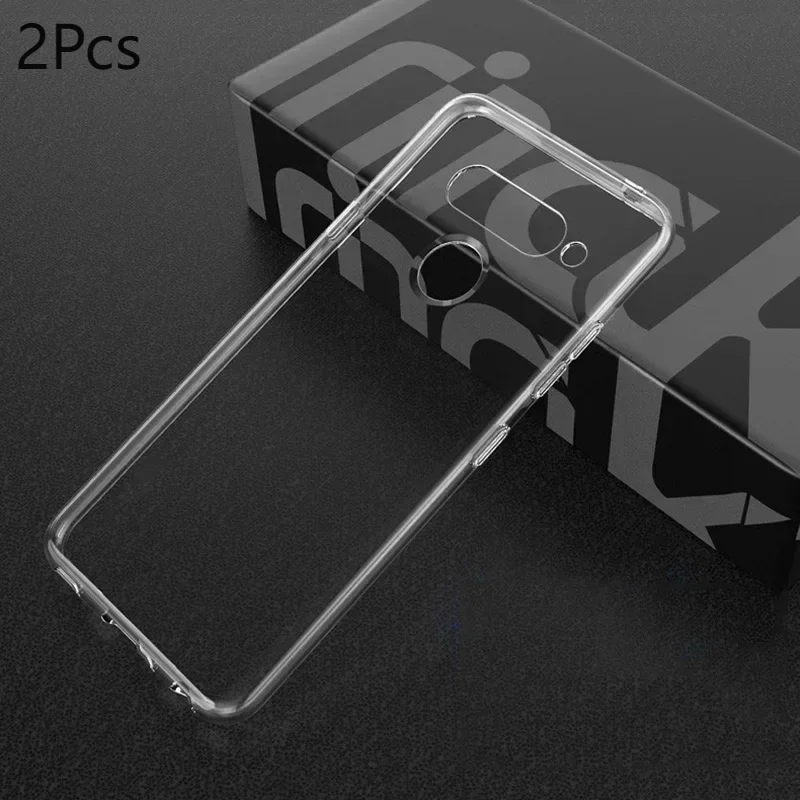 2pcs Ultra Thin Clear Phone Case For LG K30 2019 G8 G7 G6 Cases Silicone Soft Back Cover For LG V40 V30 V30S Case Anti-knock TPU