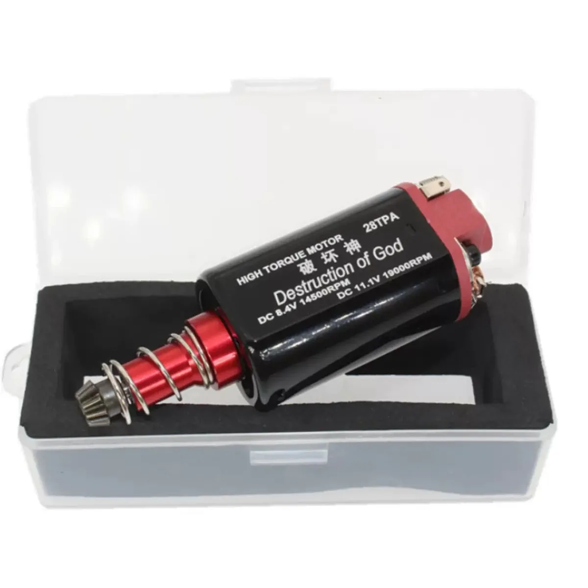 

Двигатель постоянного тока CHF-480WA-28TPA Nd-Fe-B 19000 об/мин версия 2 коробка передач с высоким крутящим моментом длинный двигатель вала для AEG Airsoft