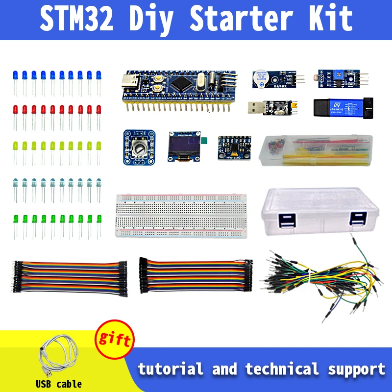 Стартовый набор для самостоятельной сборки STM32, однокристальная макетная плата для микрокомпьютера, маленькая система