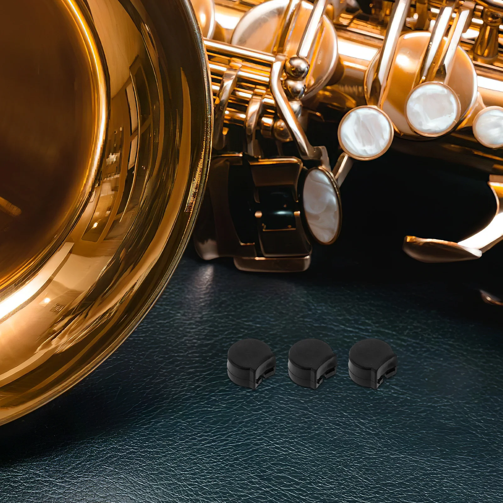 

8Pcs Clarinet Thumb Rest Cushion Pad Rubber Non-Slip Finger Protector Replacement for Saxophone Clarinet Thumb Support