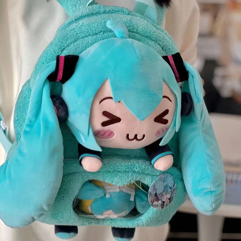 Mochila Hatsune Miku Ita para hombre y mujer, bolsa de felpa itabag de anime, Bolsa Escolar informal de viaje, cosplay, Vocaloid, novedad