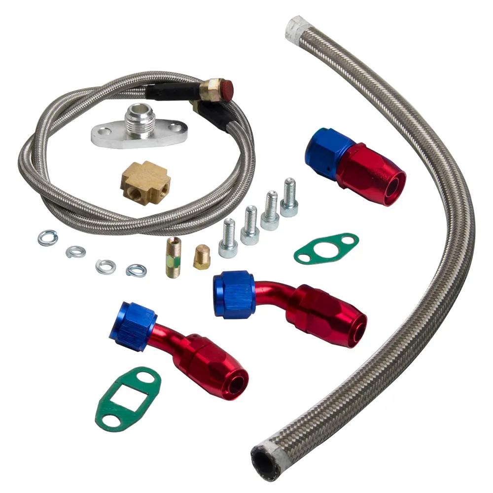 T3 Turbo Exhaust Manifold Kit for  Partrol 4.2L GR TD42 TB42 TB45 Engine Oil cooled