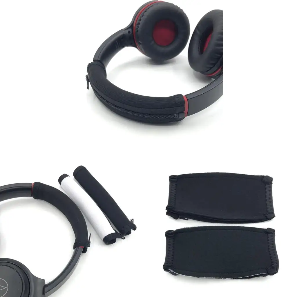  Headset Headphone Headband Memory Foam Earphone Beam Pad Cover for ATH S200BT S220BT Headsets Head Beam Pad
