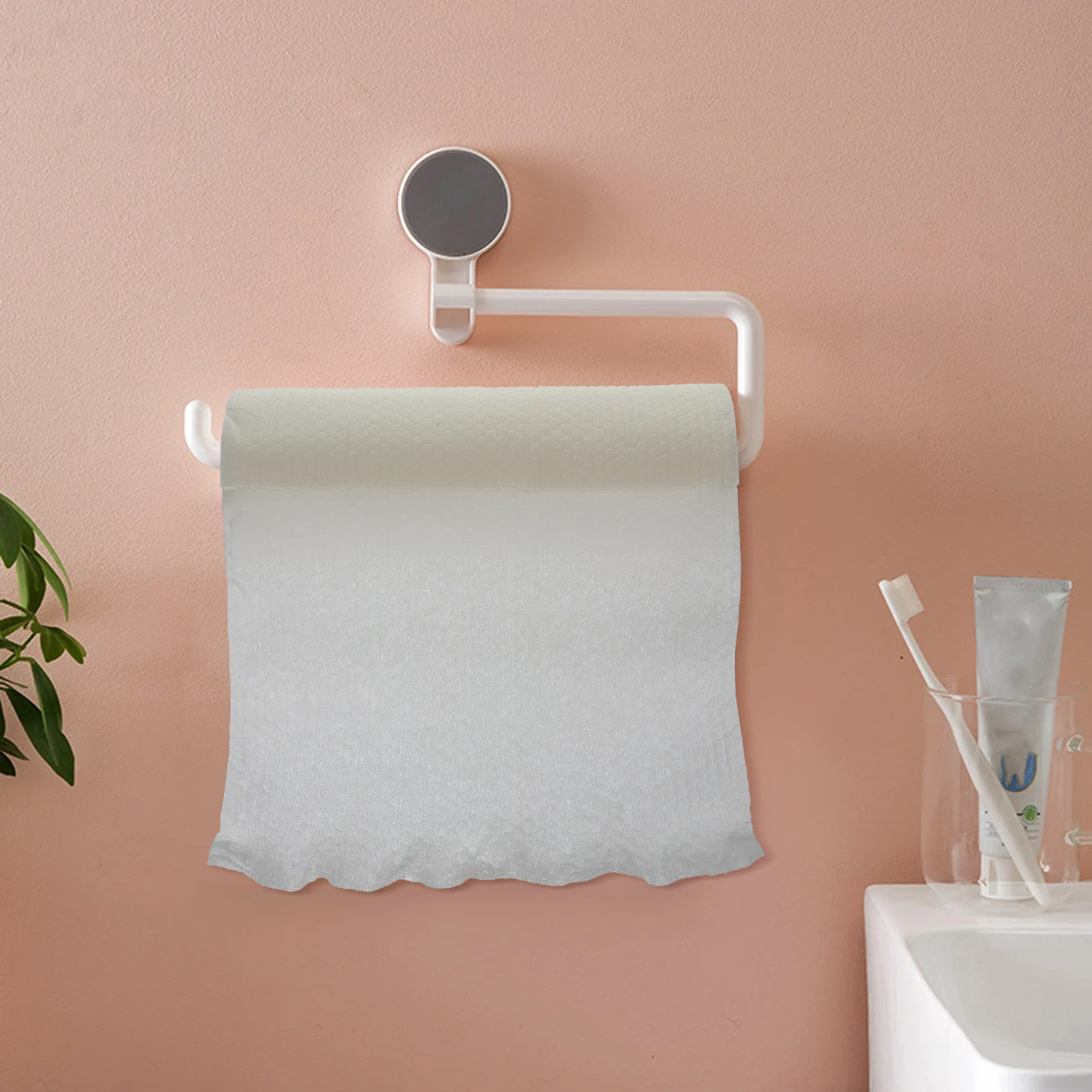 

1 Roll Dry and Wet Use Kitchen Paper Towel Multi-Function Non-Woven Cloth Grease Cleaning Kitchen Paper Towel