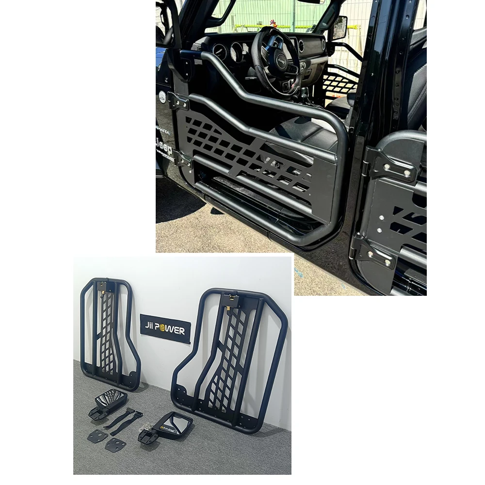 

JP16 ODM Factory Customization 2/4 Door Steel Half Tubular Door for Wrangler JL & Gladiator
