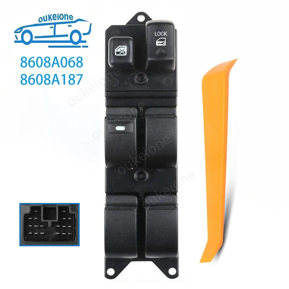 

For Mitsubishi Lancer Outlander Sport/ASX 2008 2009 2010 2011-2015 Electric Power Window Switch Control Button 8608A068 8608A187