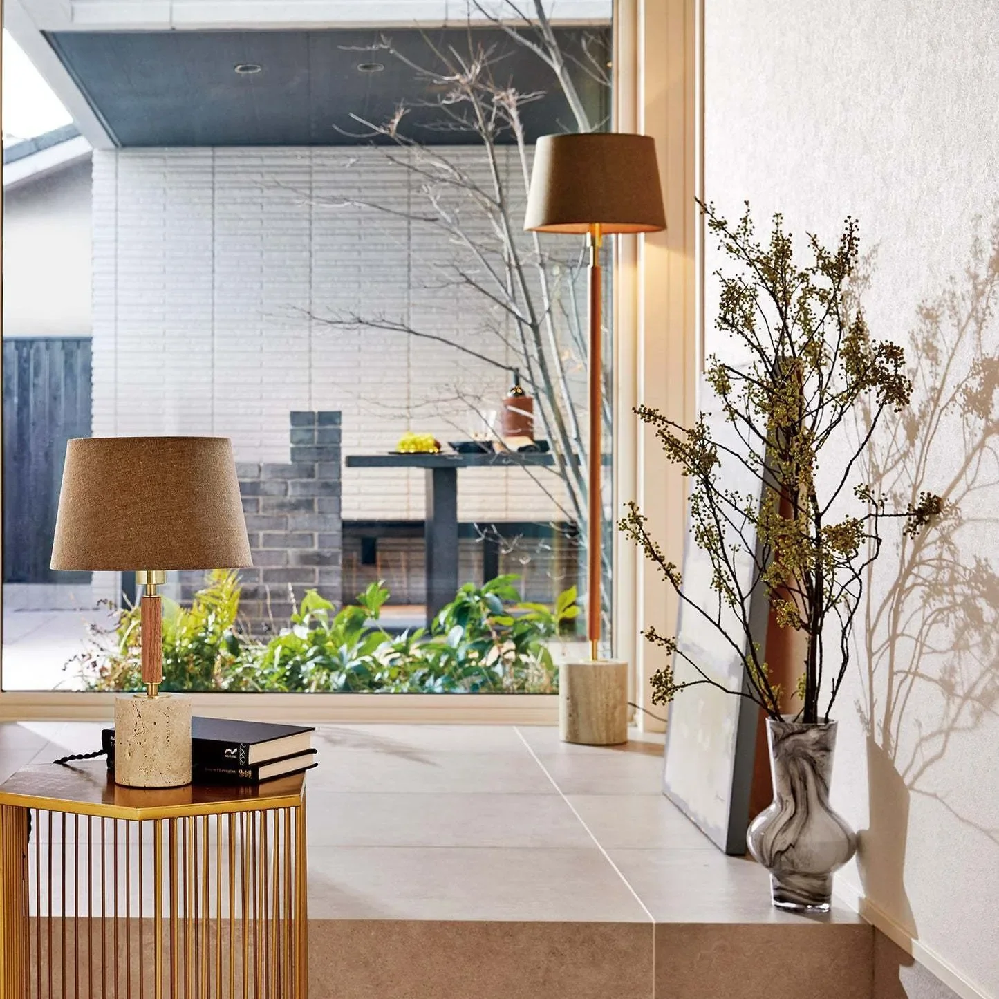 Lámpara de pie de madera maciza de diseño para sala de estar, dormitorio de viento crema, nueva atmósfera retro china, suelo vertical