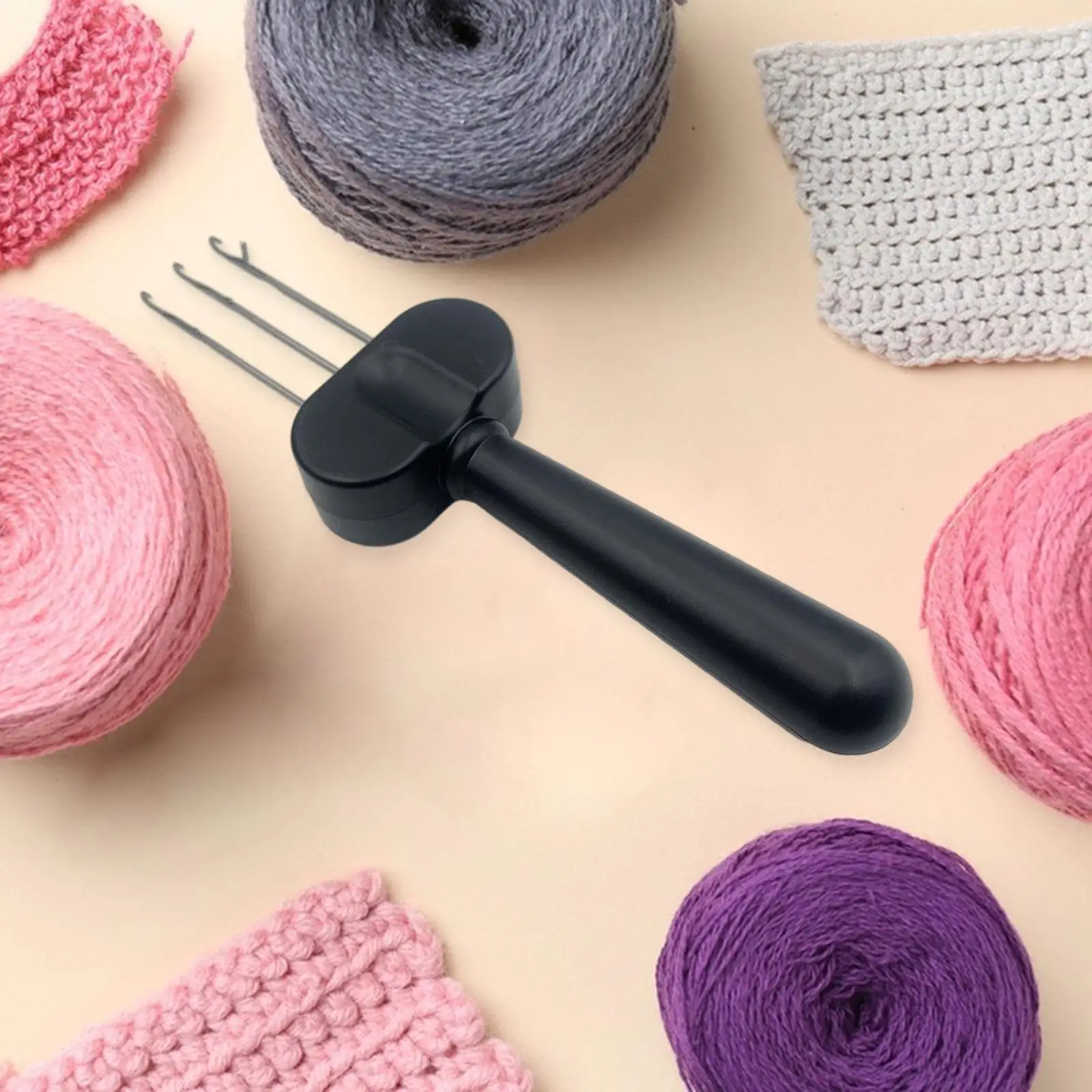 

Инструмент для изготовления шнуров: прочный крючок для вязания из полипропилена для профессиональных швейных наборов и вязания кольцевых изделий