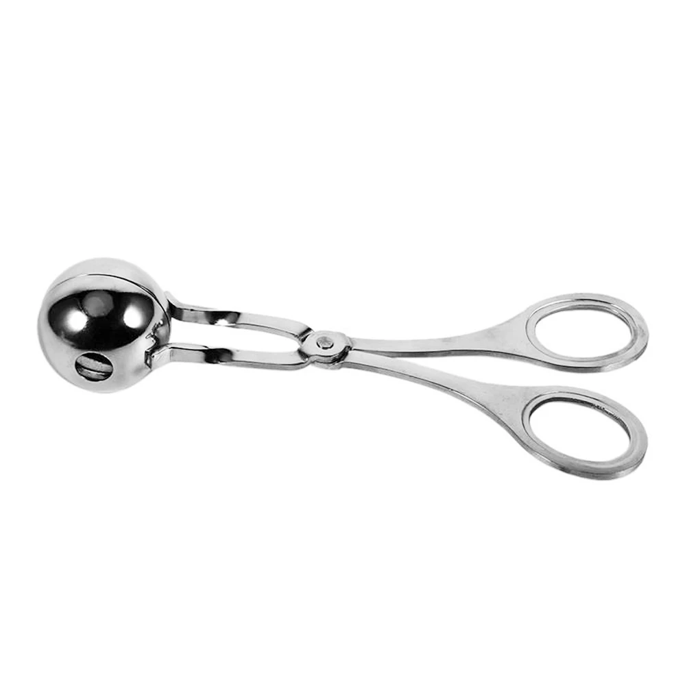 

Stainless Steel Meatball Tongs Cooking Tools Baller Maker Utensils Dough Scoop Pliers Kitchen Gadgets Food Grade Quality