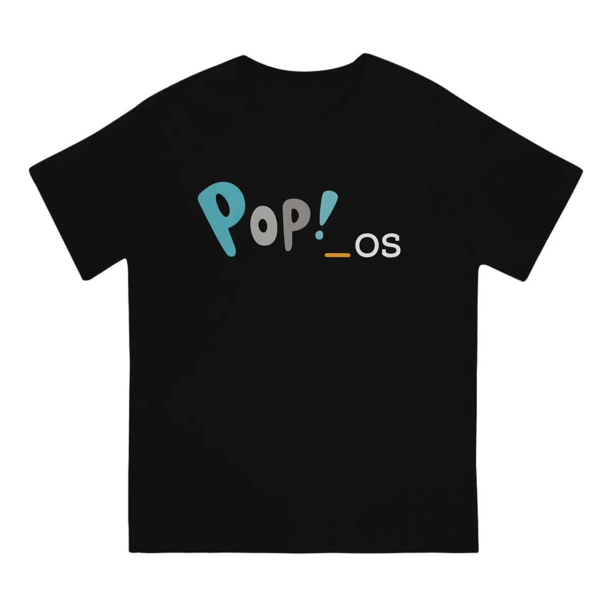 Pop OS Wide Logo Special TShirt Linux Leisure T Shirt Summer T-shirt For Adult