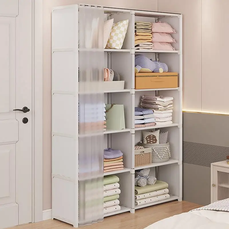 Clothes Storage Organizer Closet Storage Clothes Organizer Clothes Rack Closet Storage Organizer With Non-Woven Fabric Cover For