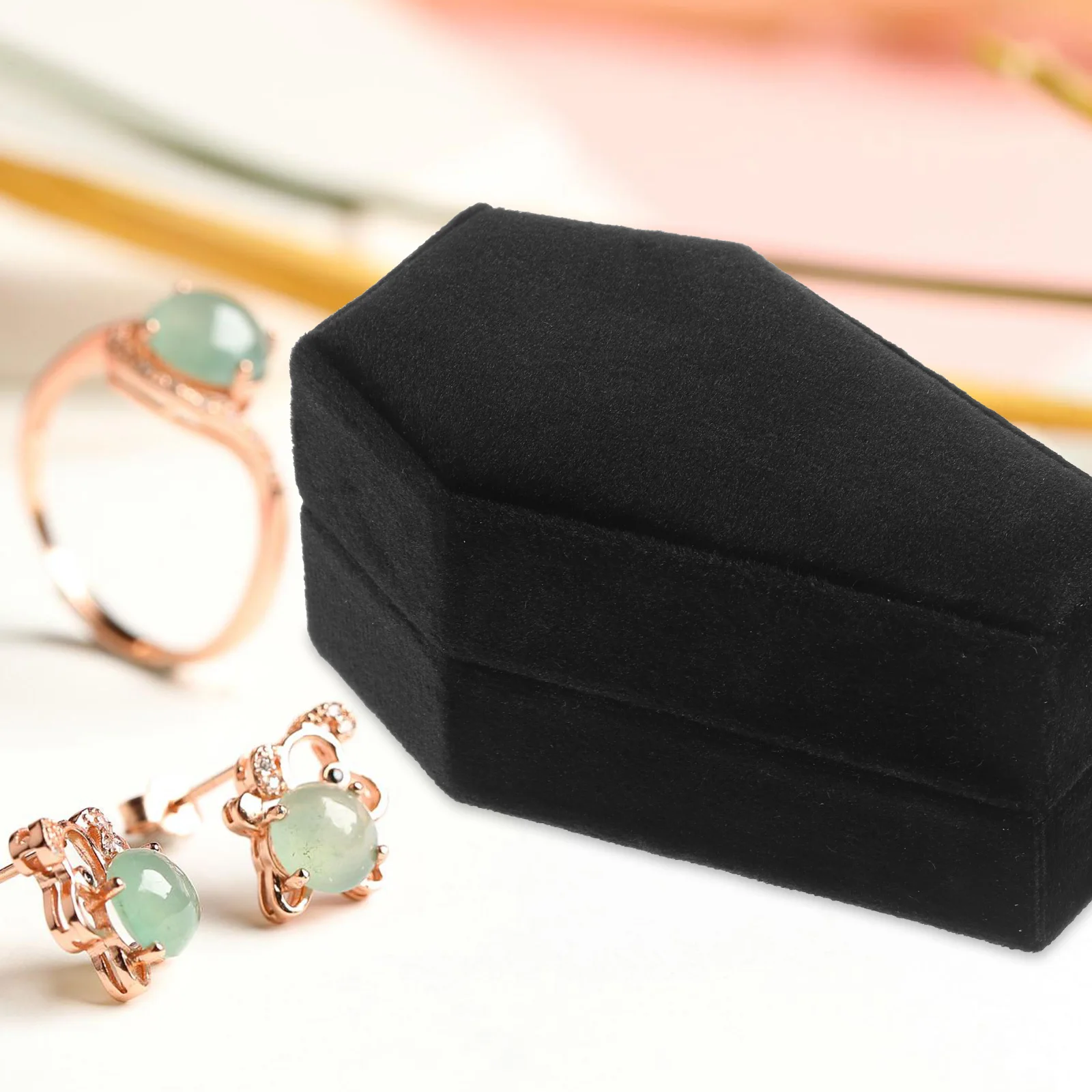 

1pc Shaped Halloween Jewelry Box Organizer Earring Bracelet Storage Container Trinket Case For Party Decor Festival