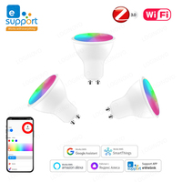 Ewelink GU10 Zigbee LED Light Bulb WiFi Smart LED Lamp RGB CW WW Ewelink App Control Led Bulbs Works With Alexa Google Yandex