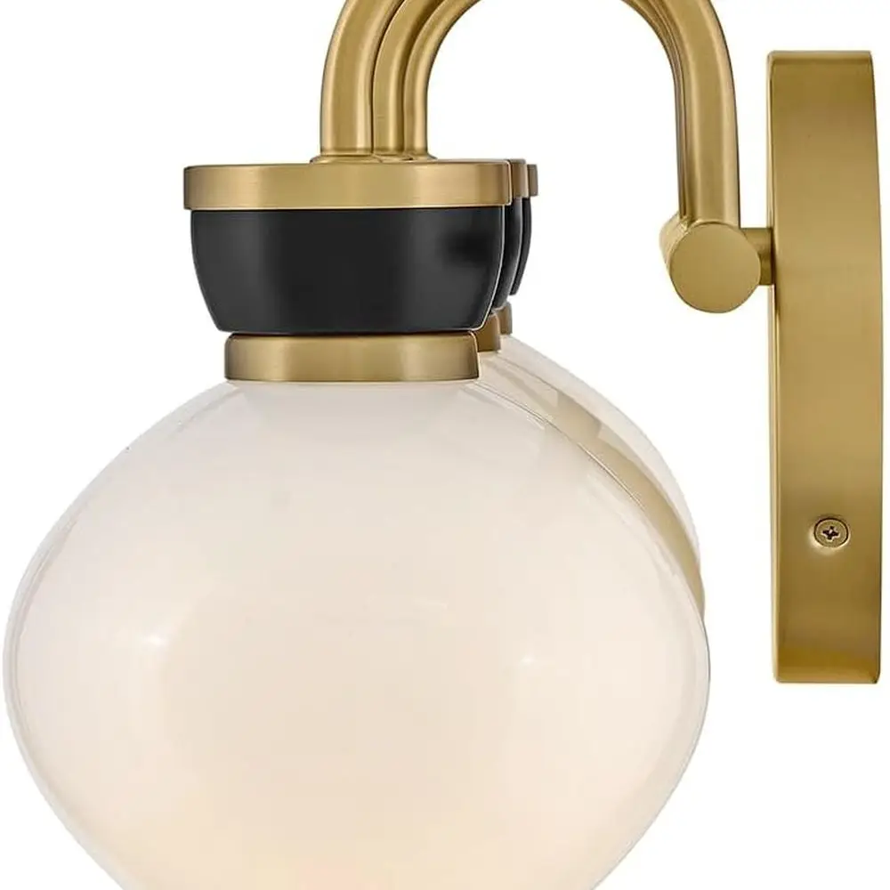 Lucy 3-Light Vanity Fixture in High Gloss Brass Finish