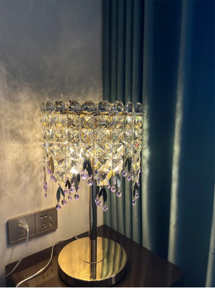 

Crystal lamp Living room, bedroom Creative Decorative Bedlight
