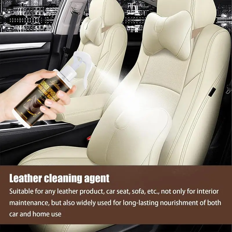 

Car Leather Seat Cleaner Car Leather Restore Agent 100ml Leather Couch Cleaner Leather Color Restorer For Leather Couches